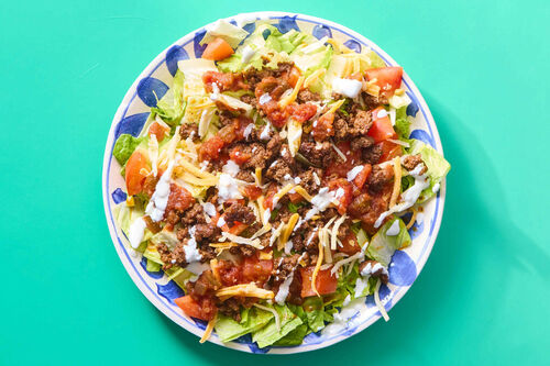 Low-Carb Beef Taco Salad