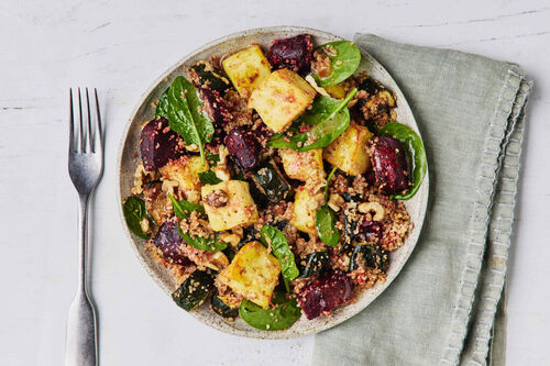 Nutritious Haloumi Bowl of Goodness