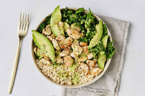 Nutritious Green Chicken Power Bowl