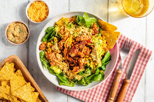 Vegetarischer Taco-Hack-Salat