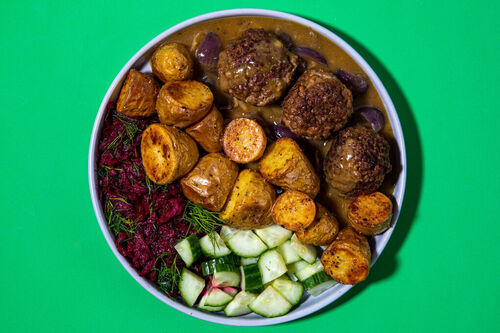 Vegan Zweedse gehaktballetjes