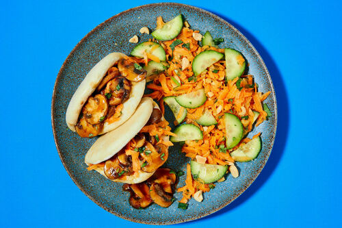 Gao bao met teriyaki-champignons