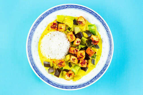 Indonesische stoof met tofu