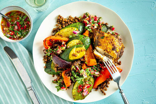 Jerk chicken van kippendijen