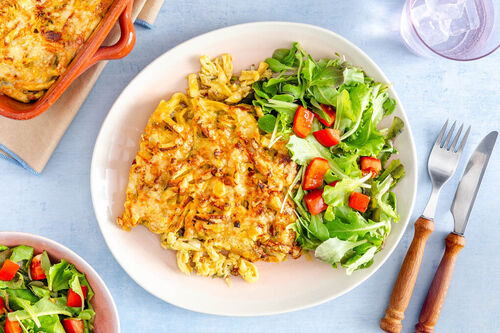 Kaasspätzle met courgette
