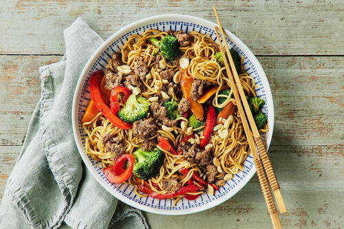 Asian Beef Mince Noodles