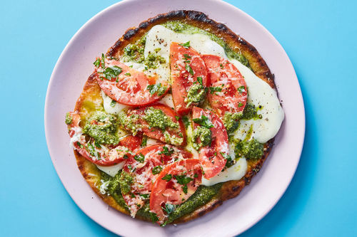 Grilled Caprese Flatbread