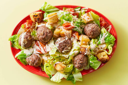 Burger Meatball Salad