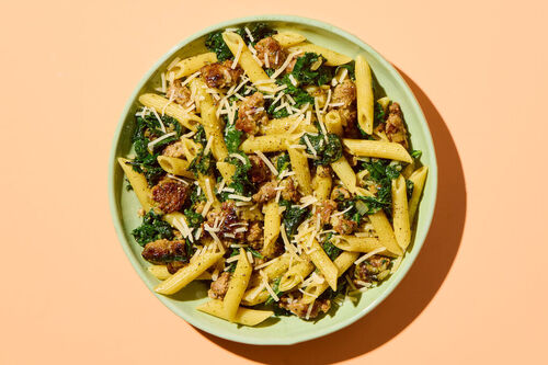 Sausage & Pesto Penne