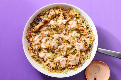 Low-Carb Reuben Bowl with Readymade Chicken