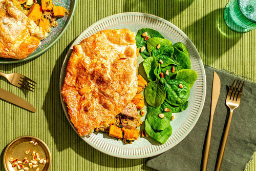 Hähnchen-Süßkartoffel-Pastilla