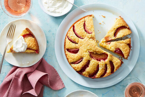 Polenta Plum Cake