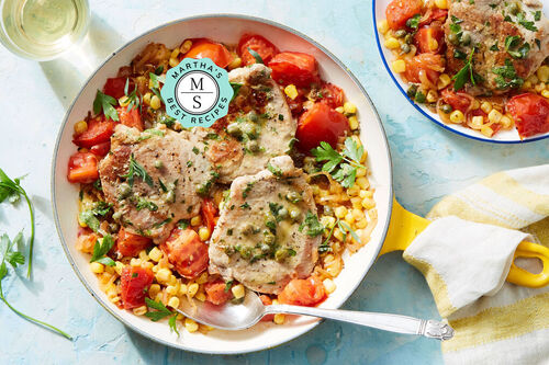 Martha's Best Skillet Provençal Pork