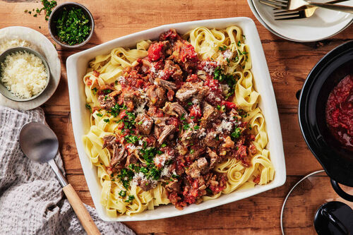 Tuscan Lamb Fettuccine