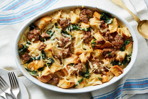 Sausage & Parmesan Brunch Bake