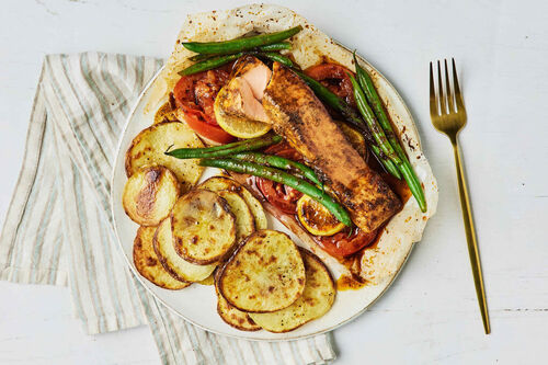 Salmon en Papillote