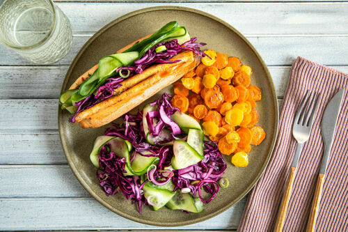 Bánh mì met gebakken tofu