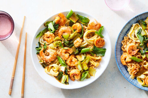 Jumbo Shrimp Curry Mee Goreng