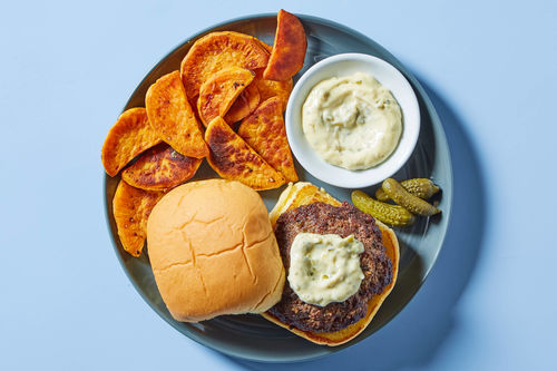 Lamb Burger with Dijonnaise