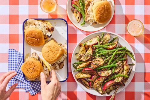 Summertime! Grilled Bratwurst Sandwiches