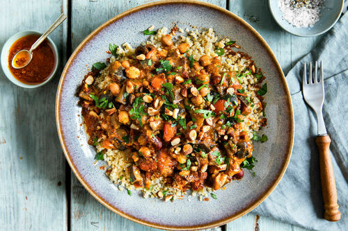 Auberginenragout marokkanische Art