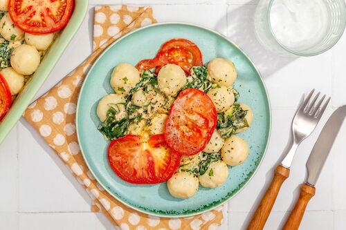 Überbackene Käse-Gnocchi