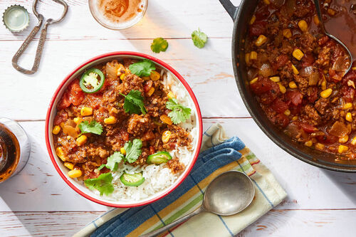 Vegan Chili & White Rice