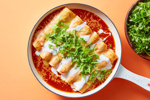 Saucy Cheese Enchiladas