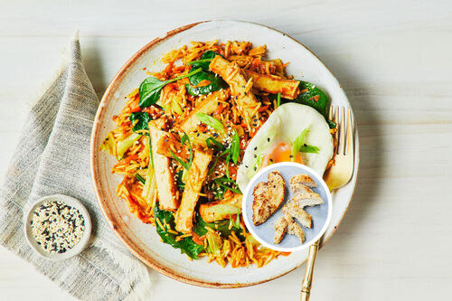 Spicy Chicken and Tofu Fried Rice