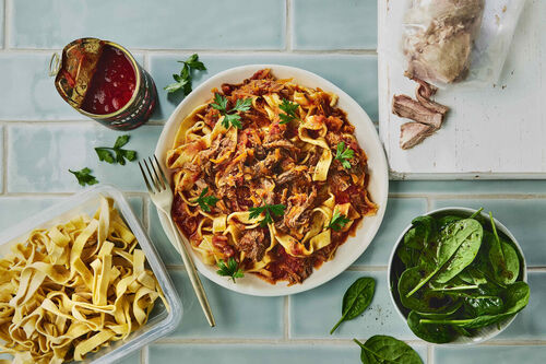 Short-Cut Brisket Ragu Fettuccine