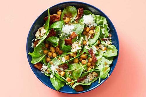 Low-Carb Bacon-Chickpea Bowl
