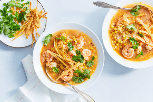 Jumbo Shrimp Tortilla Soup
