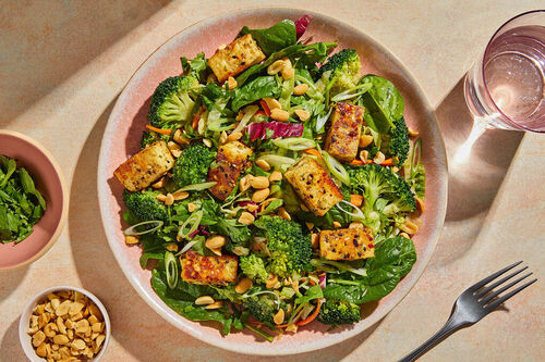 Hawaïaanse bowl met grillkaas