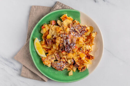 Kaiserschmarrn met gekonfijte noten