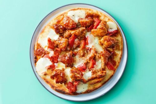 BBQ Chicken Flatbread with Readymade Chicken