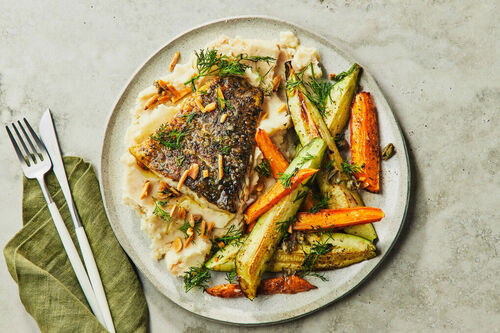 Barramundi and White Bean Mash