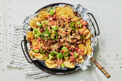 Spicy Pork Nachos