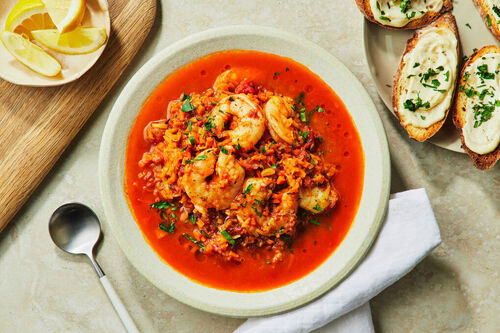 Marseille-Style Prawn Braise
