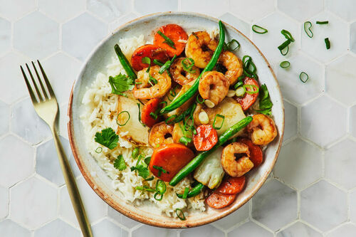15-Min Prawn and Pepper Stir-Fry
