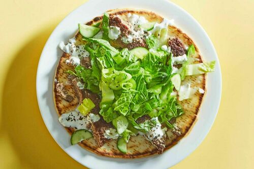 Greek-Inspired Impossible Ground Gyro Pita