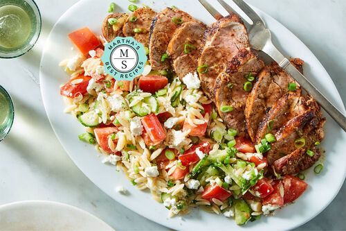 Martha's Best Harissa-Spiced Pork Tenderloin