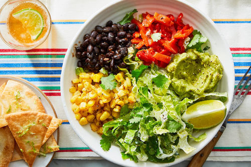 Roasted Peppers & Black Bean Burrito Bowl