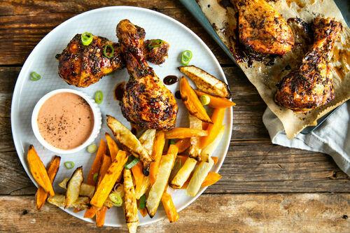 Drumsticks met ketjap-rozemarijnglaze