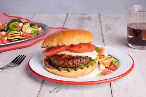 Burger à la Caprese
