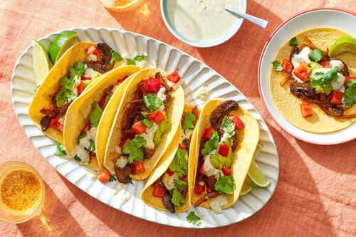 Chicken & Mushroom Tacos