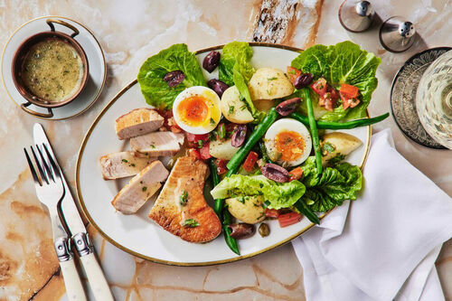 Bluefin Tuna Steak Niçoise Salad