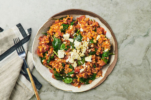 Prep and Forget: Lamb Bolognese Risotto