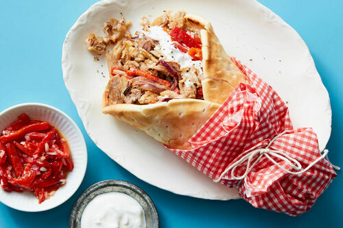 Shredded Chicken Shawarma