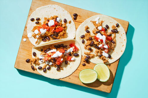 Beef & Black Bean Tacos