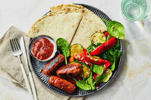 Mediterranean Plant-Based 'Sausages'
